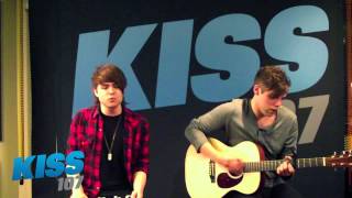 The Ready Set performs "Higher" at KISS 107 Studios