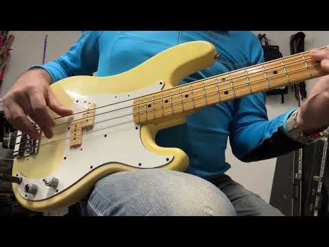 Immagine 1979 Fender International Series Precision Bass - Arctic White - Maple Fretboard - HSC - 20