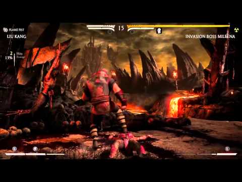 Mortal Kombat X - Easy way to beat (last 30 seconds) Invasion Boss Mileena (read description)