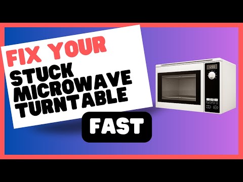 Fix a Stuck Microwave Turntable in 5 Minutes