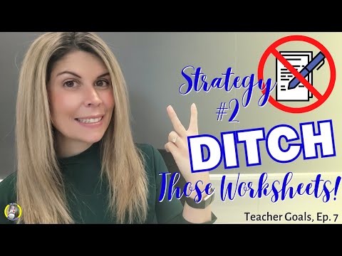 Ditch That Worksheet! Strategy #2 | Teacher Goals - Episode 7 | MsRazz ChemClass
