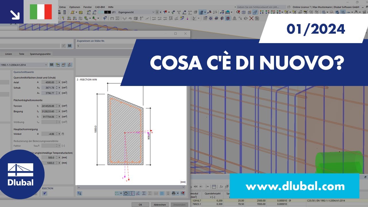 WIN | 01/2024 - Cosa c'è di nuovo in RFEM 6 e RSTAB 9?