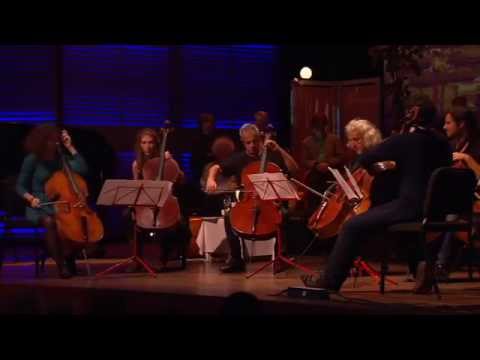 2CELLOS, Maisky, Sollima playing "Terra Aria" (Final concert of the Cello Biënnale Amsterdam 2014 )