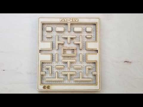 Laser Engraved Pacman Maze
