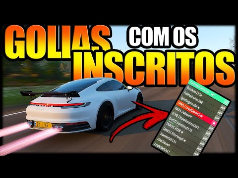 GOLIAS COM OS INSCRITOS - FORZA HORIZON 4
