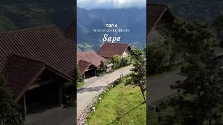 Mountain retreats in Sapa, Vietnam 🇻🇳 #vietnamtravel #visitvietnam #sapatravel #sapavietnam