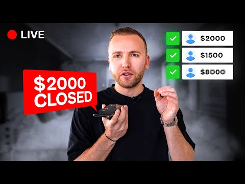 How To Book 6 Meetings A Day (Live SMMA Cold Calling)