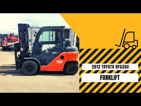 USED 2013 TOYOTA 8FG35U FORKLIFT