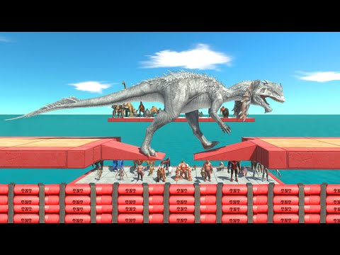 Jump over deadly dynamite - Animal Revolt Battle Simulator
