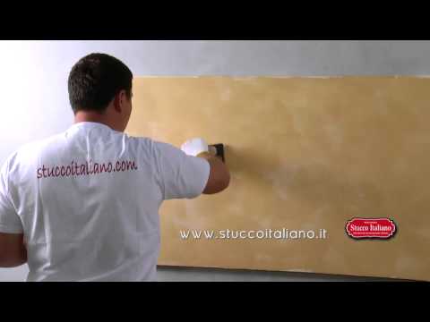 Marmorino Metallic gold - How to apply Marmorino Venetian Plaster