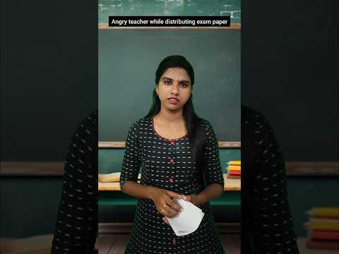 Exam Papers🤯#youtube #shorts #snacks #class #teacher #students #trending #viralvideo #comedy #exam