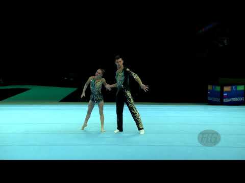 Belarus 2 (BLR) - 2018 Acrobatic Worlds, Antwerpen (BEL) - Balance  Mixed Pair
