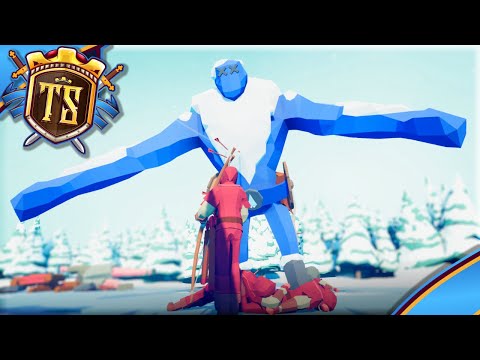 KÆMPER IMOD ET KÆMPE IS-MONSTER I TABS! - Ep 22 | Dansk Totally Accurate Battle Simulator