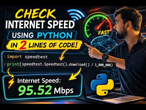 How To Check Your Internet Speed Using Python Shorts Coding Python Programming