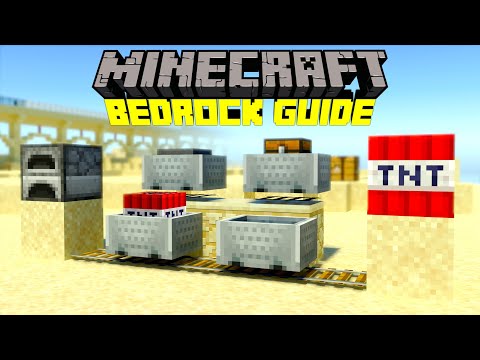All about minecarts and tracks in Minecraft |  Minecraft Bedrock Guide #69 |  LarsLP