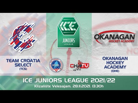 ICE JUNIORS LEAGUE 2021/22 - Team Croatia Select vs Okanagan Hockey Academy