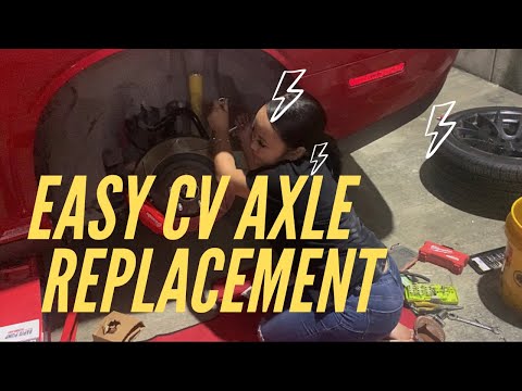 HOW TO REPLACE A DRIVE AXLE ON A DODGE CHALLENGER