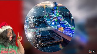 WinterFest on the USS Wisconsin! The PERFECT Pre-Cruise Activity in Norfolk 🎄🚢