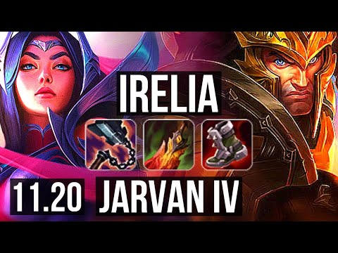 IRELIA vs JARVAN IV (TOP) | Quadra, 12/1/1, 67% winrate, Legendary | BR Challenger | v11.20