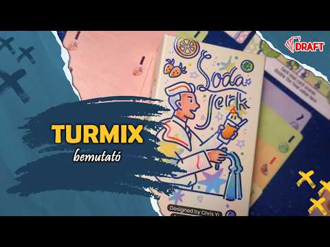 A pisztácia kifogyott, csokoládé nem is volt | Turmix (Soda Jerk) társasjáték bemutató - :: DRAFT :: Társasjáték vlog