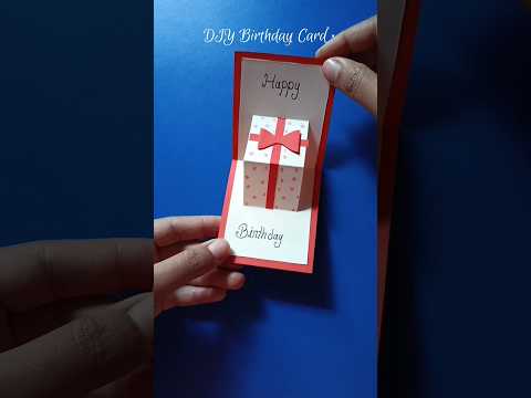 Easy Handmade Birthday Card Tutorial ✨ #diy #birthday #craft #papercraft