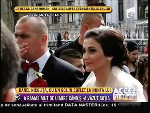 Bănel Nicoliţă s-a însurat cu aleasa inimii lui, Cristina!