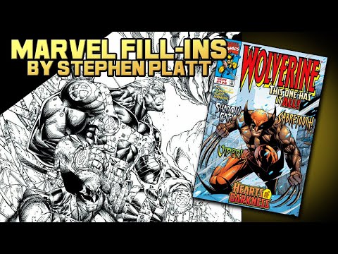 ART FOR INSPIRATION - MARVEL WOLVERINE and CABLE FILL-IN ISSUES by Stephen Platt