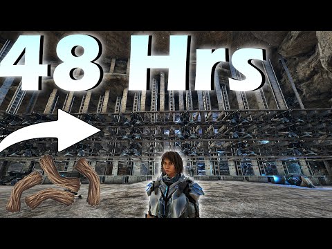 I Spent 48 Hours on a FIBERCRAFT Server Raiding Carno and Ice Cave... | Ark  PvP