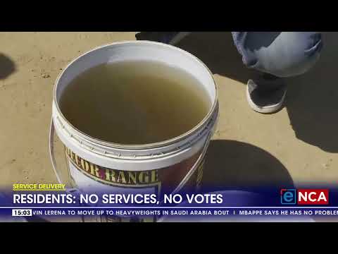 Service Delivery 'No services, No votes' Mpumalanga residents
