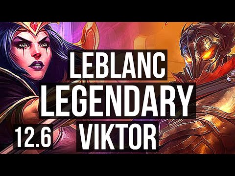 LEBLANC vs VIKTOR (MID) | 11/0/4, Quadra, Legendary, 1.5M mastery, 300+ games | EUW Master | 12.6