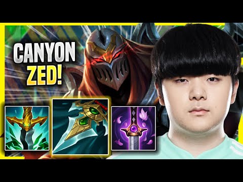 CANYON DESTROYING WITH ZED! - DK Canyon Plays Zed JUNGLE vs Talon! | Season 2022