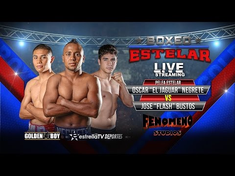 EN VIVO (07.01.16) Boxeo Estelar - Oscar "El Jaguar" Negrete VS. Jose "Flash" Bustos