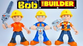 BOB THE BUILDER TOYS SCOOP AND MAGIC SURPRISE EGG MAKE BOB BIG WITH NEW TOOLS!!