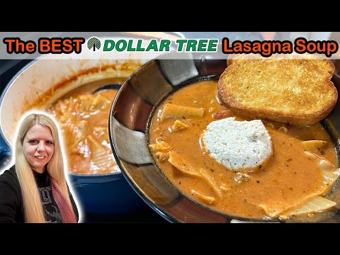 The BEST Dollar Tree Lasagna Soup | Dollar Tree Soup Season Week!