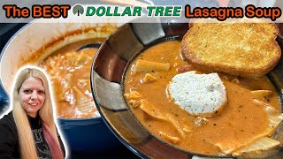 The BEST Dollar Tree Lasagna Soup | Dollar Tree Soup Season Week!