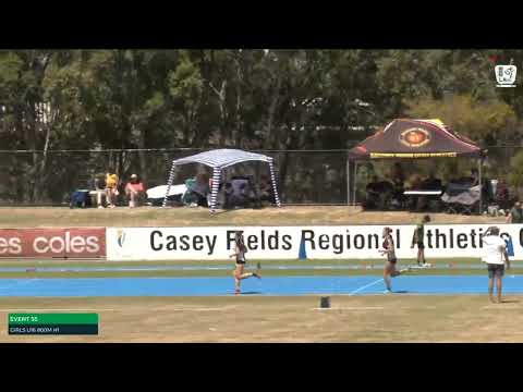 Girls U16 800m Heat 1: 2025/26 State Combined Event Championships