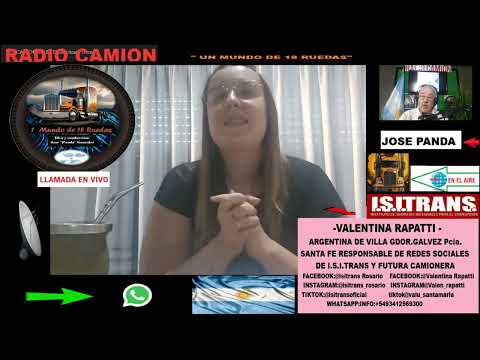 VALENTINA RAPATI  RESPOSSABLE DE REDES DE I.S.I.TRANS Y FUTURA CAMIONERA DE V.GDOR.GALVEZ S.FE ARG.