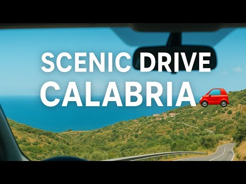 Scenic Drive Calabria 🚗 | Da Guardavalle Marina a Guardavalle Superiore – Viaggio tra Mare e Collina