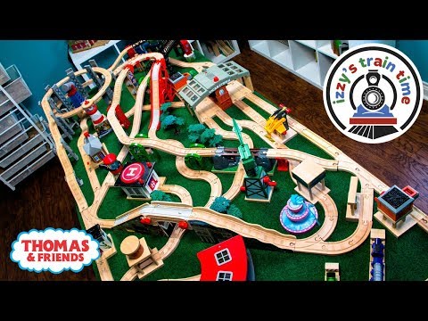 Thomas and Friends | DAD BUILDS A HUGE TRACK! Thomas Train with Brio and Imaginarium