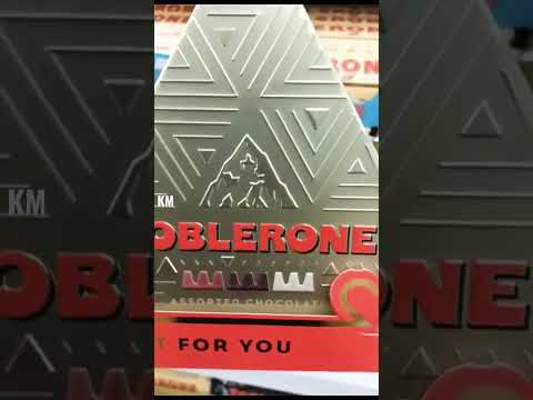 TINY TOBLERONE SWISS CHOCOLATE GIFT SET #shorts #chocolate
