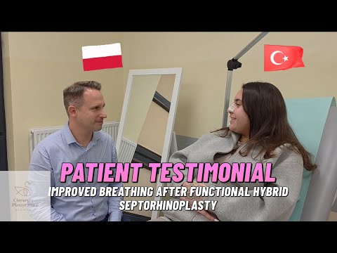 Opinia pacjentki: poprawa oddychania po funkcjonalnej hybrydowej plastyce nosa 