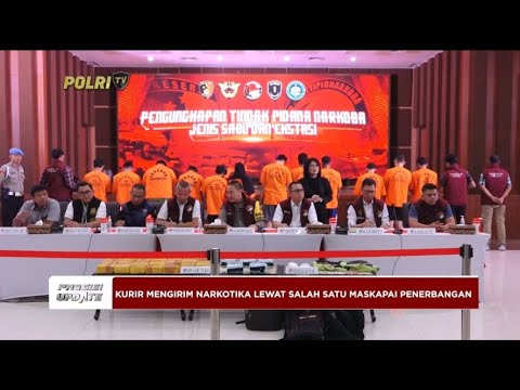 PRESISI UPDATE : BARESKRIM POLRI UNGKAP KASUS PEREDARAN NARKOBA 18/04/2024 20.00