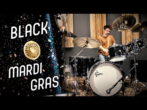 SUPER fun Gretsch USA Custom Drum Set - Mardi Gras