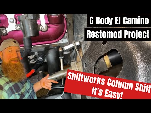 G Body El Camino Restomod: 4L80e Column Shift, It's Easy with Shiftworks Linkage