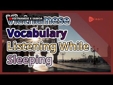 Vietnamese Vocabulary Listening While Sleeping | Golearn