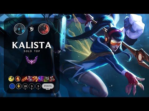 Kalista Top vs Aatrox - EUW Master Patch 13.12