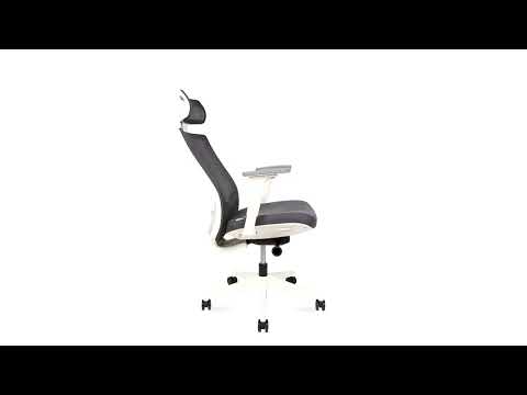 Миниатюра изображения товара Кресло офисное Norden Ruby / CH-312A-W-GG (белый/серый/серый)