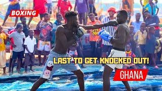 LAST TO GET KNOCKED OUT IN GHANA! AFRICAN STREET BOXING