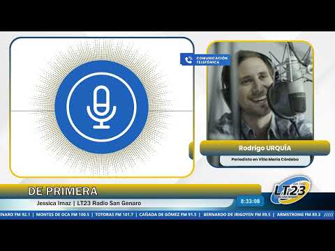 Columna de Inforcion Rodrigo Urquia desde Villa Maria Cordoba | De Primera