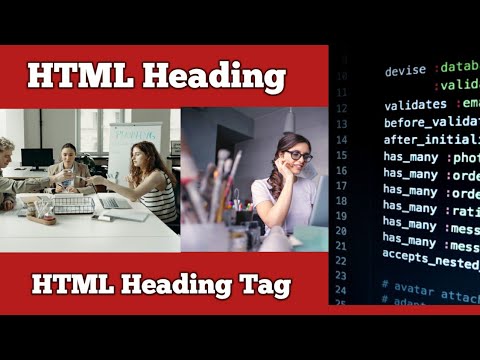 3 HTML Heading | HTML Heading Tag h1 To h6 | How To Use Heading Tag